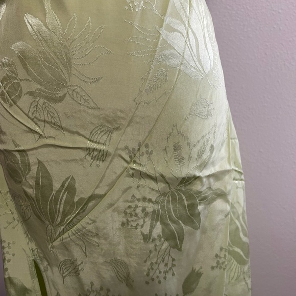 For Love And Lemons Light Green Llana Midi Dress - Picture 7 of 10